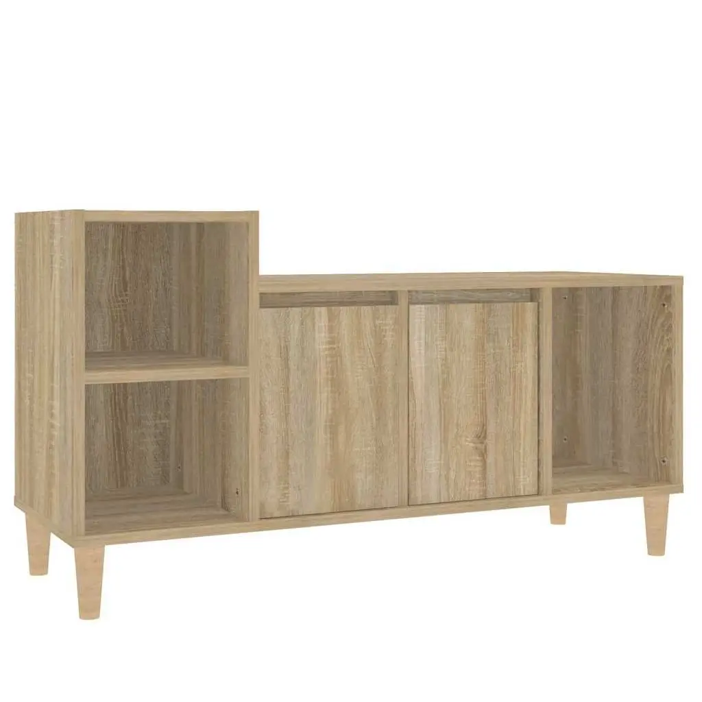 TV Cabinet Engineered Wood 100cm Brown Sonoma Oak Style
