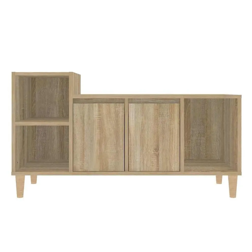 TV Cabinet Engineered Wood 100cm Brown Sonoma Oak Style