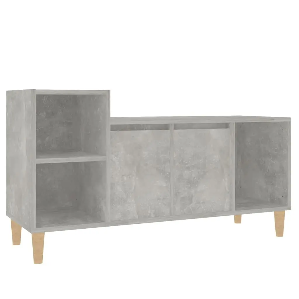 Grey TV Cabinet for Organized Entertainment Spaces