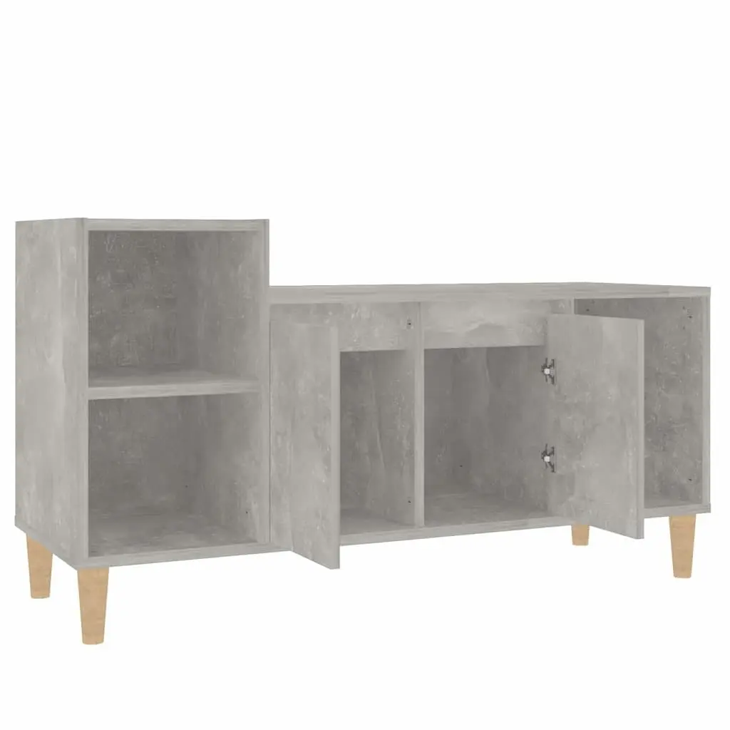 Grey TV Cabinet for Organized Entertainment Spaces