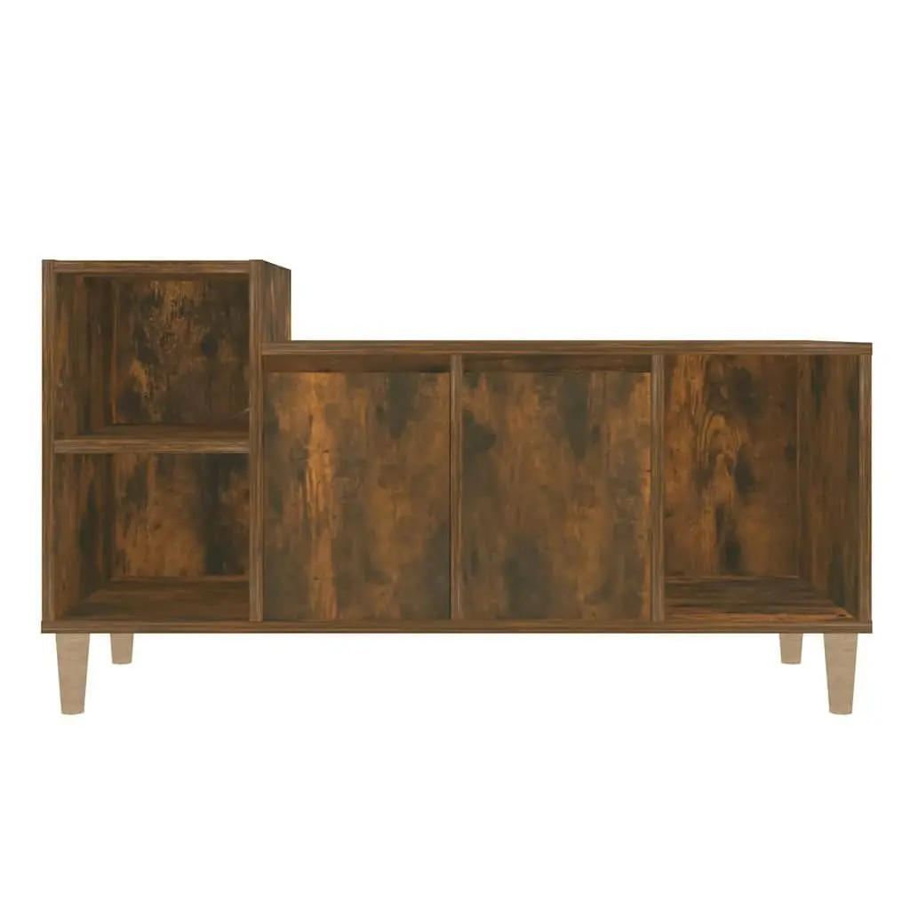 TV Cabinet Engineered Wood 100x35x55cm Smoked Oak