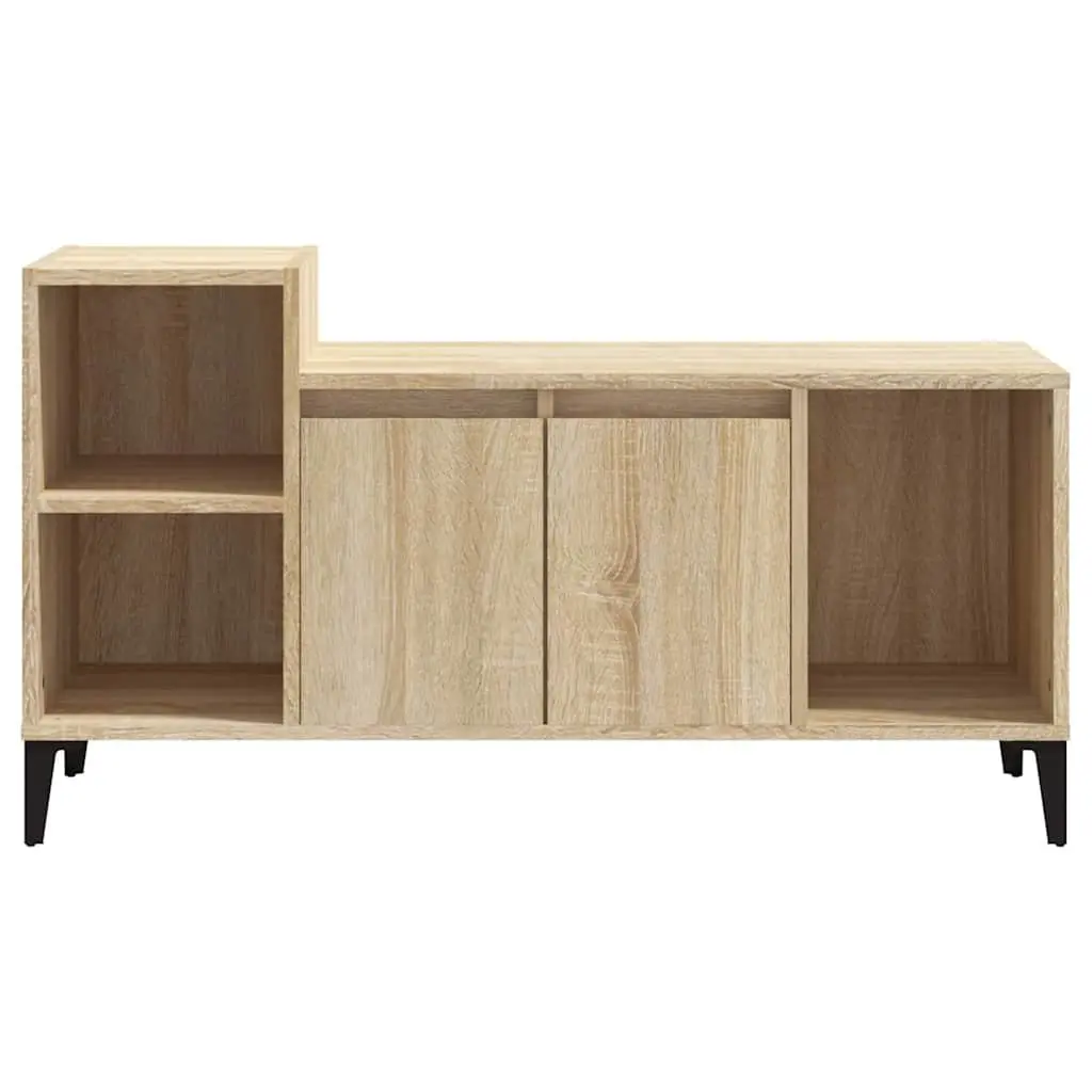 TV Cabinet Engineered Wood Media Storage Unit 100x35x55cm Brown