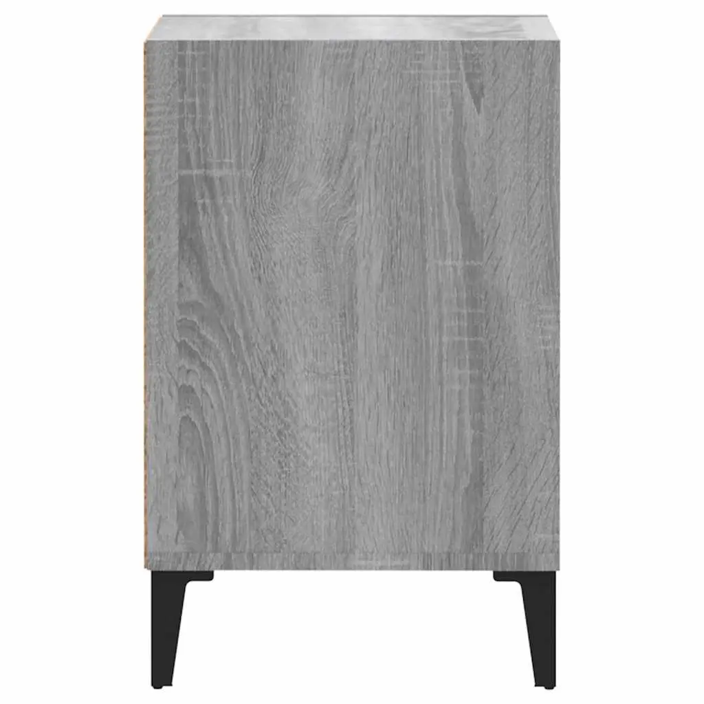TV Cabinet Engineered Wood 100x35x55cm Grey Storage Unit Media Console