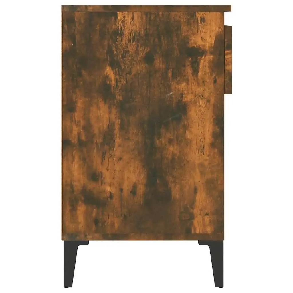 Shoe Cabinet Storage Organiser Engineered Wood 102cm Brown