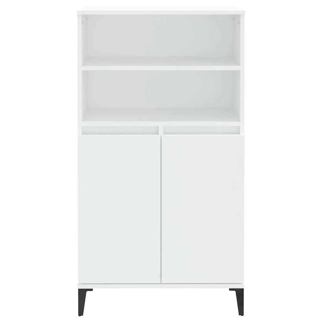 Highboard Storage Cabinet in White