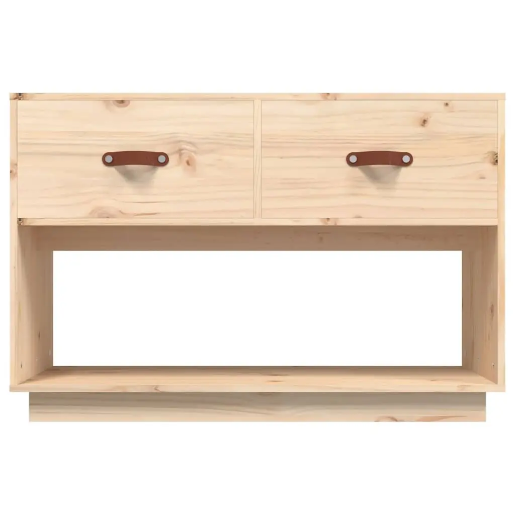 TV Cabinet Solid Pine Wood 90x40x60 cm Brown Storage Unit Media Stand