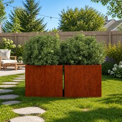 Versatile Corten Steel Planters for Your Outdoor Living