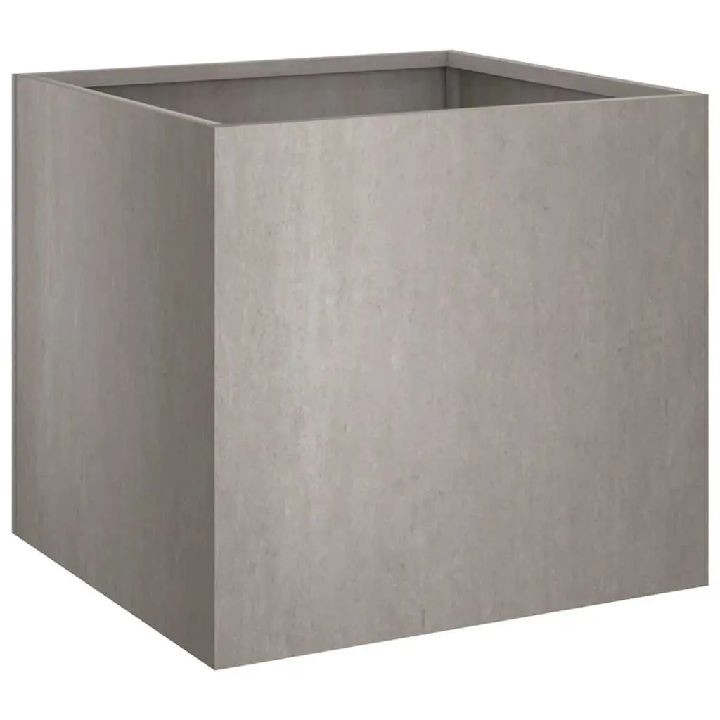 Corten Steel Planter Box 49x47x46cm Brown Outdoor Garden Decorative Raised Bed