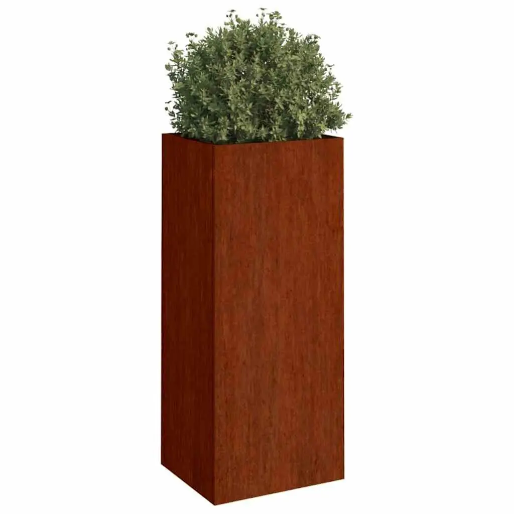 Corten Steel Planter Box Garden Raised Bed Flower Pot Outdoor Patio Decor