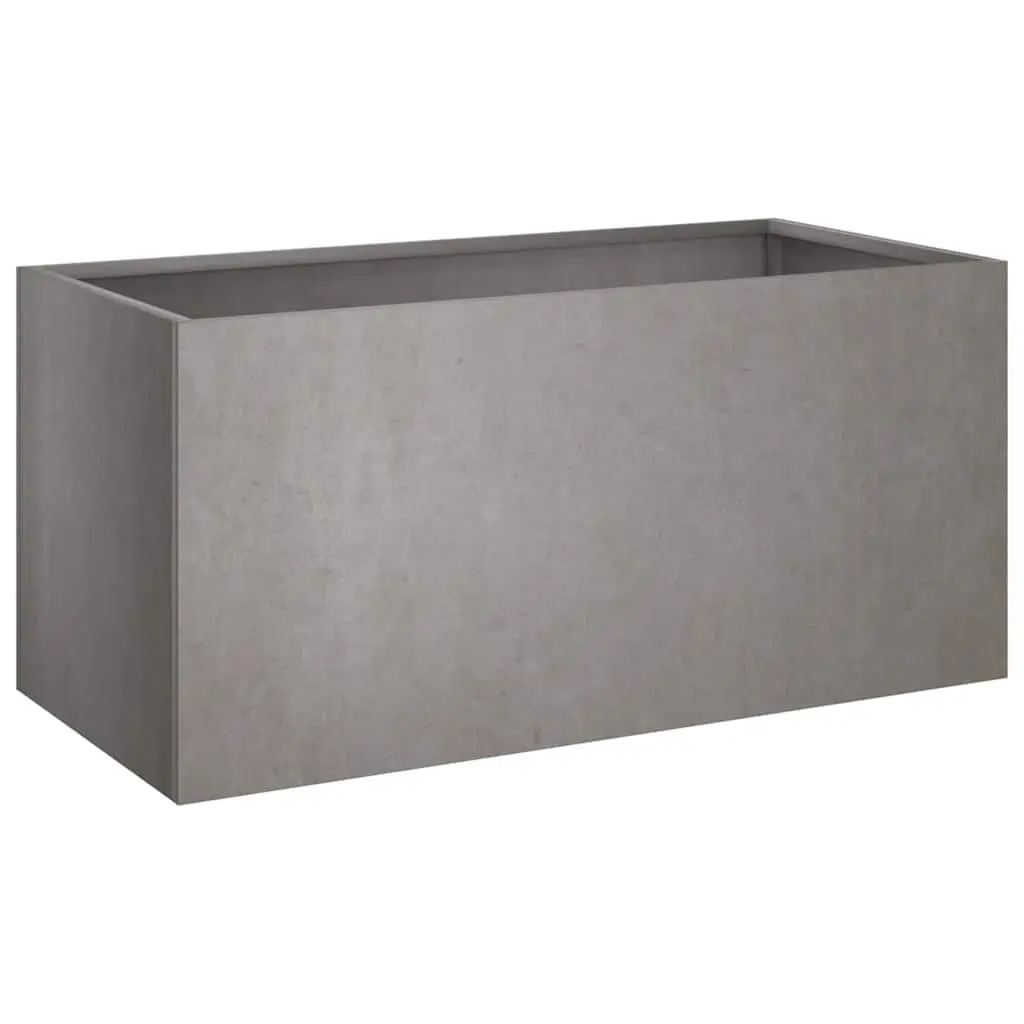 Corten Steel Planter Raised Garden Bed 62x30x29 cm Brown