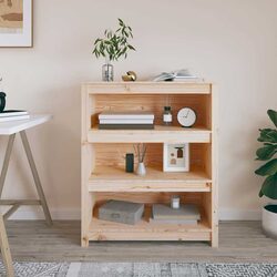 Practical Brown Book Cabinet for Home Storage 80x35x97cm