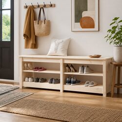 Functional Shoe Bench for Your Entryway or Hallway