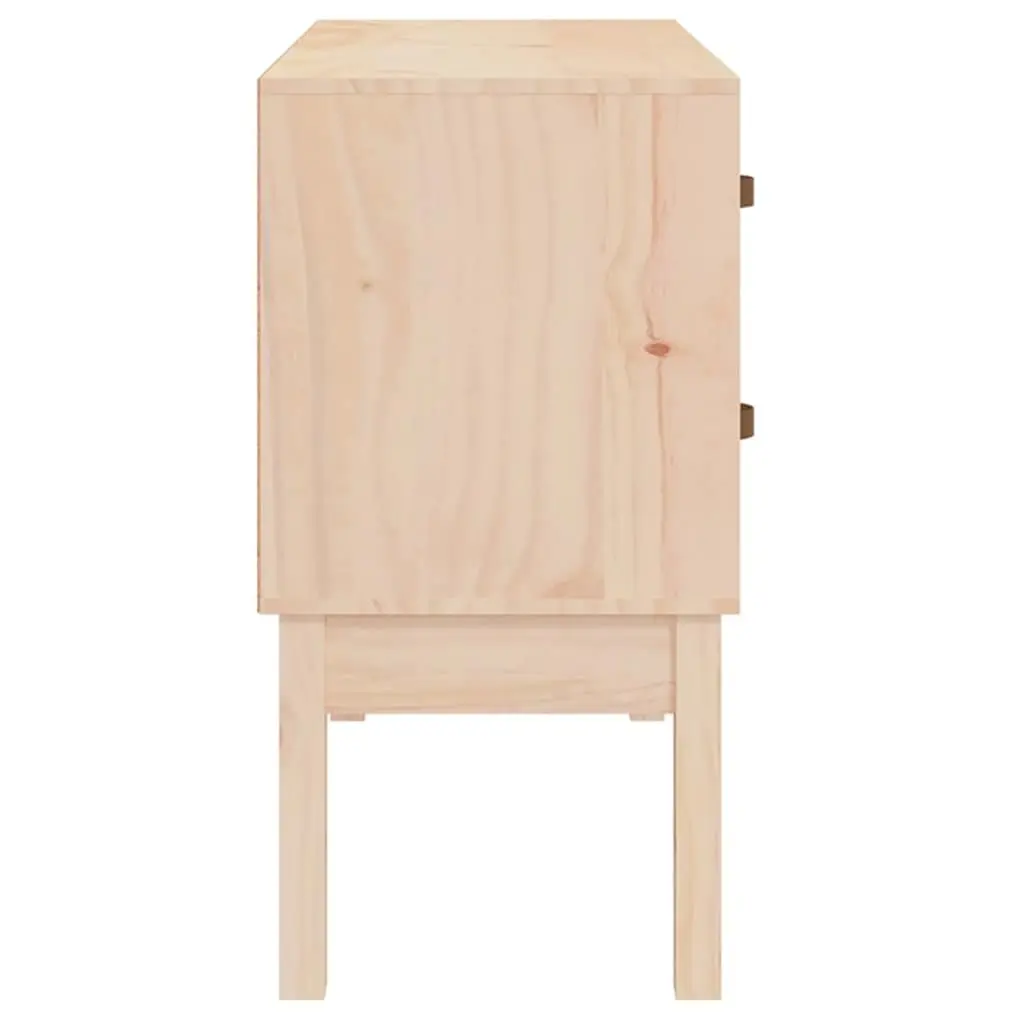 Sideboard Solid Pine Wood Brown 90x40x78cm Storage Console Cabinet with Four Drawers