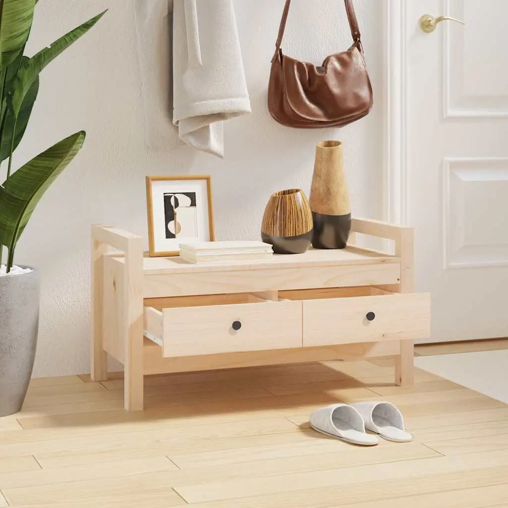 Hall Bench with Storage for Entryway Needs