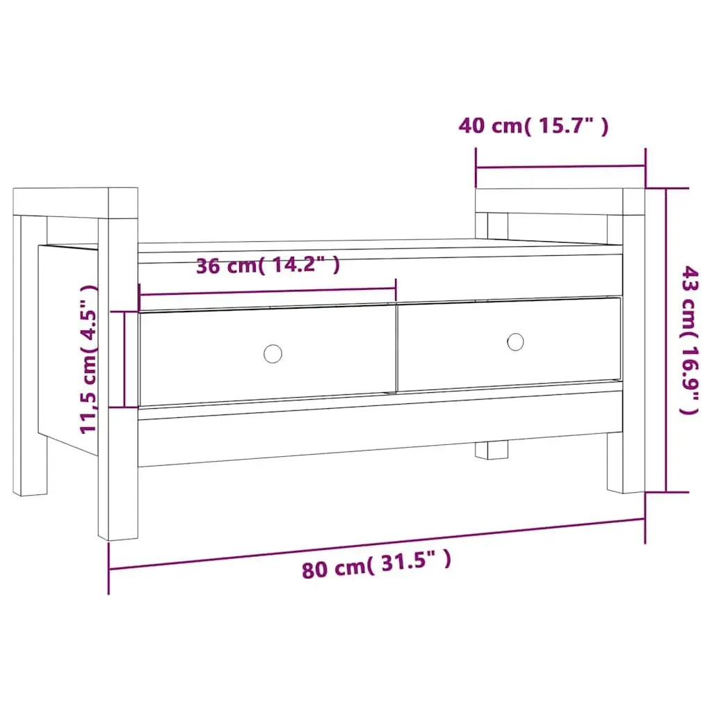 Hall Bench with Storage for Entryway Needs