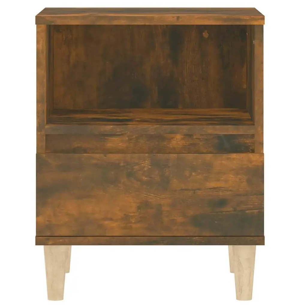 Bedside Cabinets Engineered Wood Brown 40 x 35 x 50 cm 2 pcs