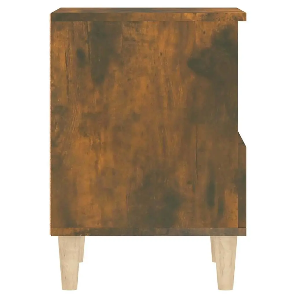 Bedside Cabinets Engineered Wood Brown 40 x 35 x 50 cm 2 pcs