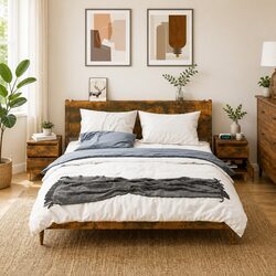 Brown Nightstands for Bedroom Use