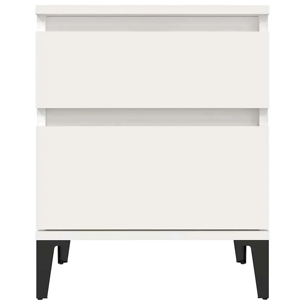 Bedside Cabinet White Storage Unit Nightstand Bedroom Furniture Organiser