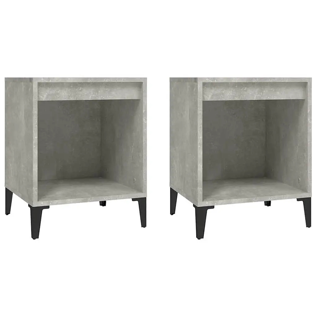 Grey Nightstands for Easy Organization