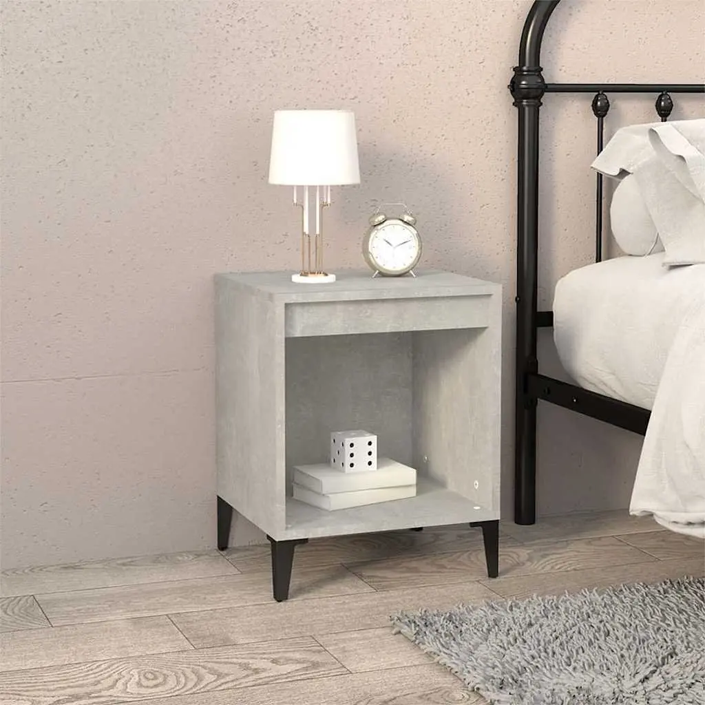 Grey Nightstands for Easy Organization