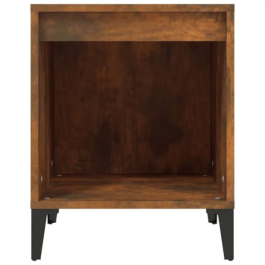Bedside Cabinet Engineered Wood 40x35x50cm Brown
