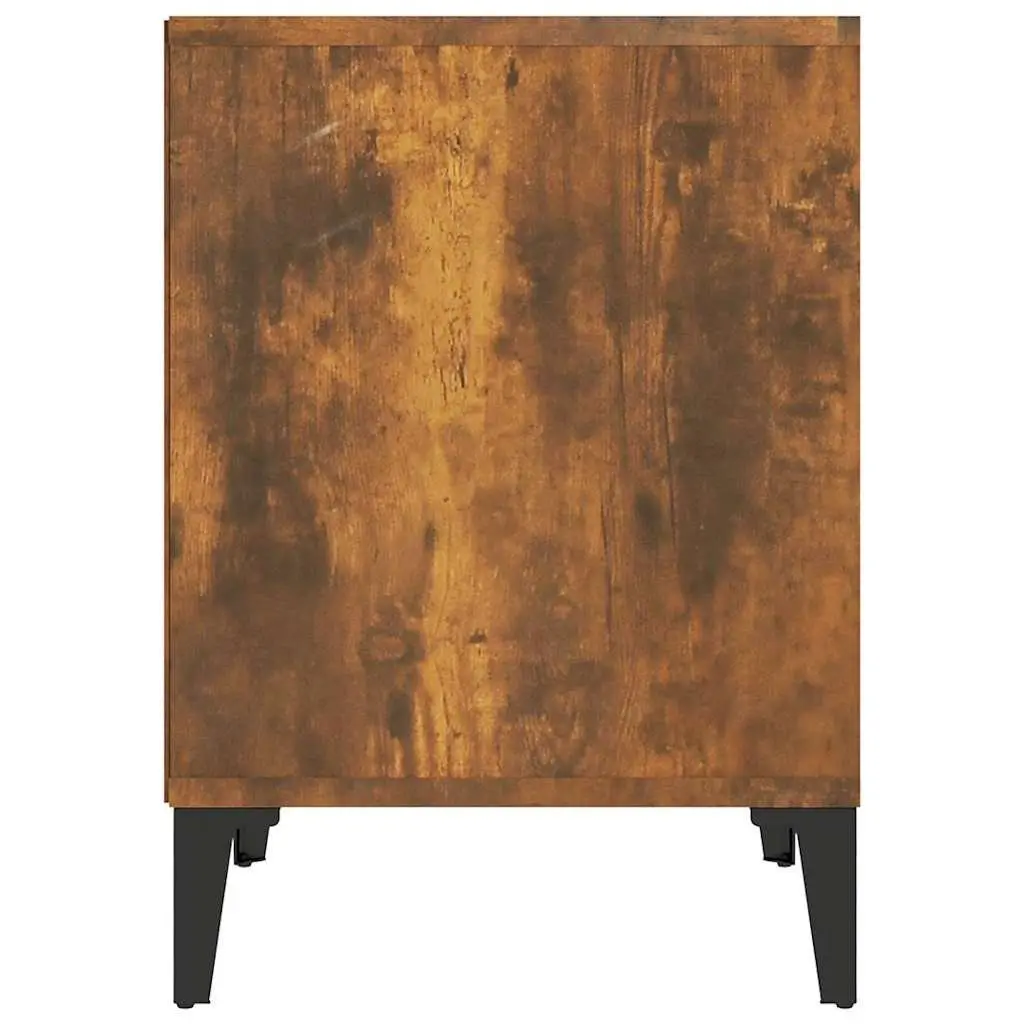 Bedside Cabinet Engineered Wood 40x35x50cm Brown