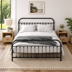 Bedside Cabinets 2 pcs Grey 40x35x50 cm Engineered Wood Storage Tables