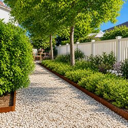 50 pcs Garden Edging for Practical Landscaping Solutions, 10x103 cm