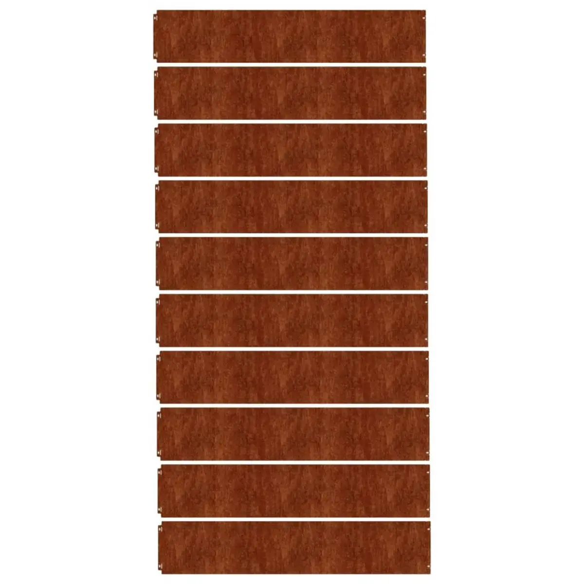 Garden Lawn Edging Borders Corten Steel Flexible 20 x 103 cm Brown 10 Piece