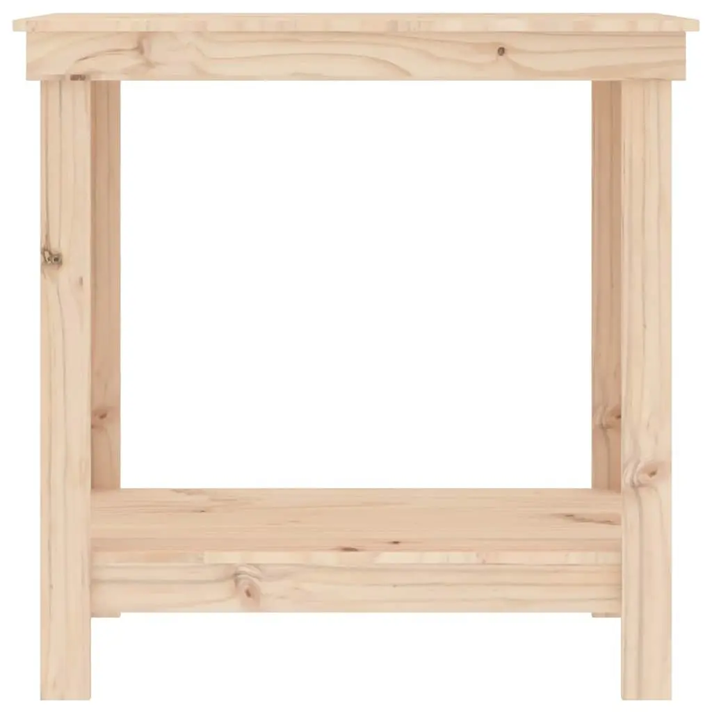 Work Bench Solid Pine Wood 80x50x80 cm Brown