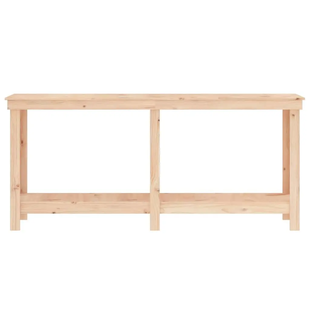Work Bench 180x50x80 cm Solid Wood Pine Storage Shelves Garage Tool Table