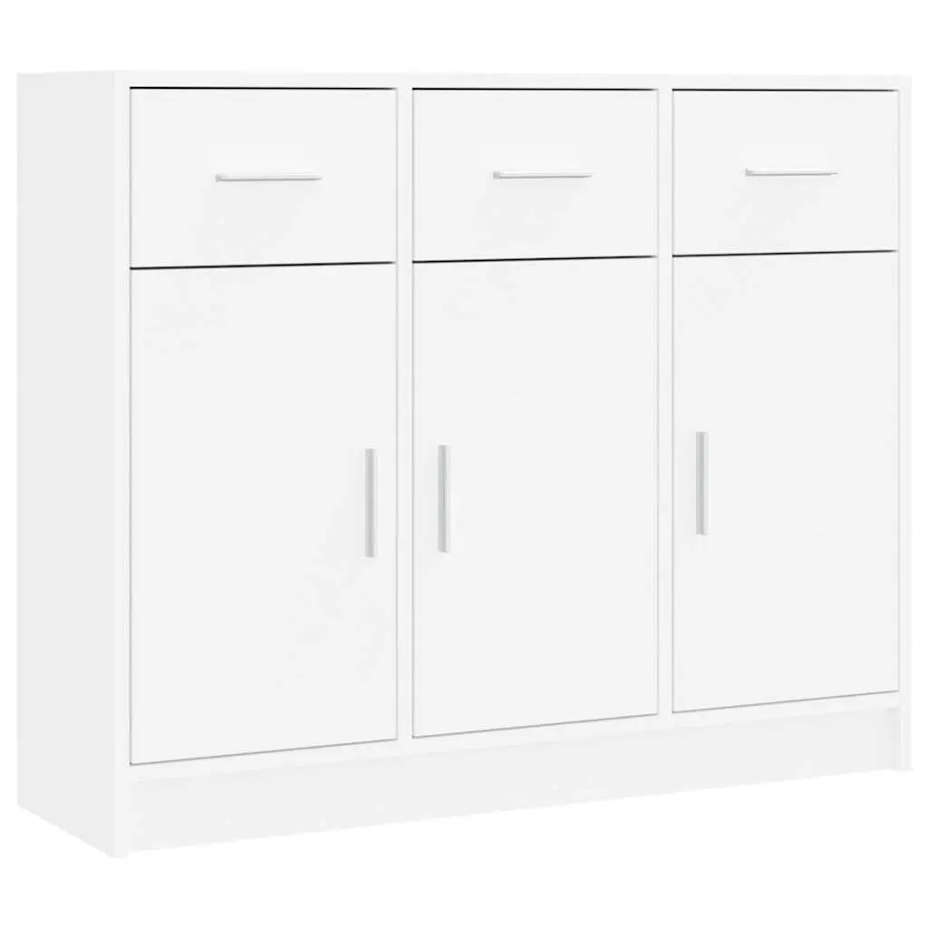 White Sideboard for Home 91x28x75cm
