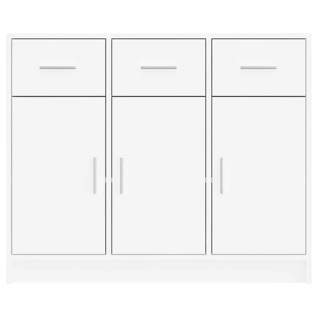 White Sideboard for Home 91x28x75cm