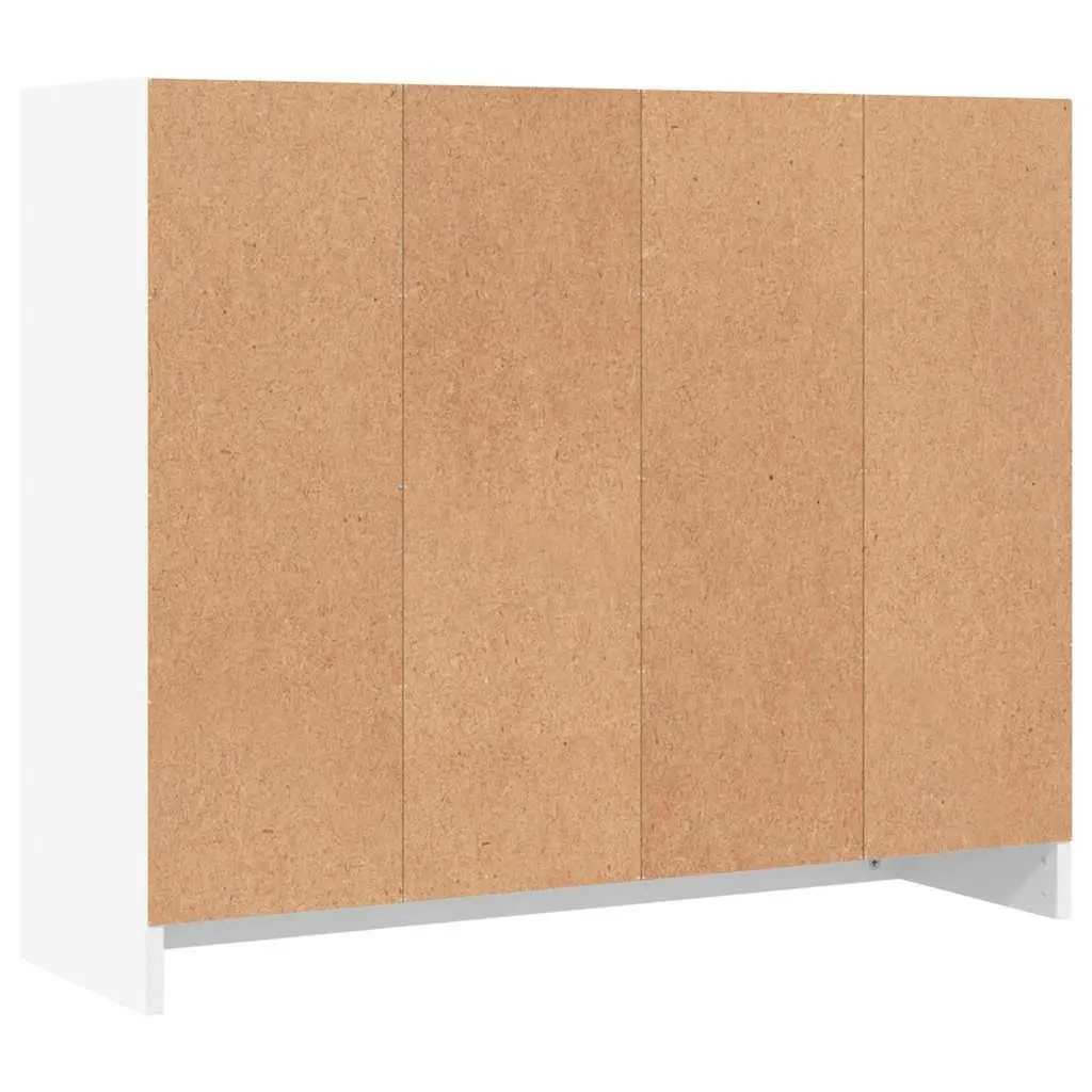 White Sideboard for Home 91x28x75cm