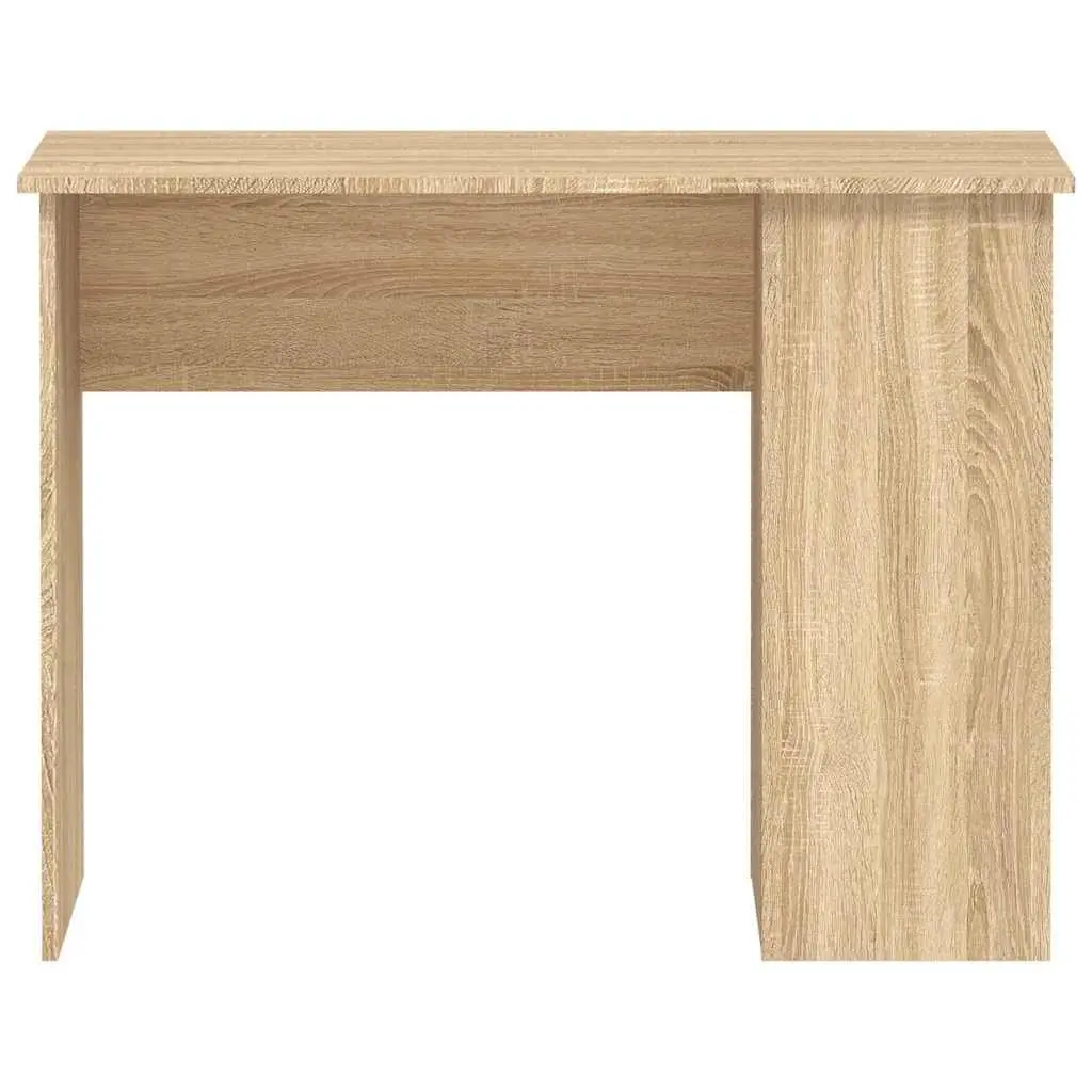 Office Desk Computer Workstation Brown Engineered Wood 100x55x75 cm Study Table