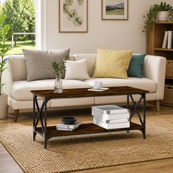 Functional Brown Coffee Table for Everyday Use