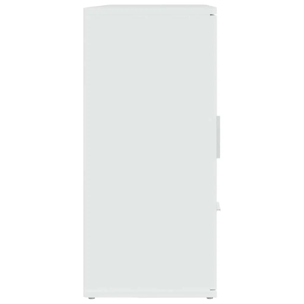White Sideboard with 2 Doors and 3 Drawers