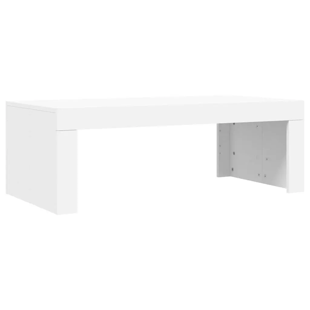 Coffee Table White 102x50x36 cm Modern Living Room Accent Furniture Engineered