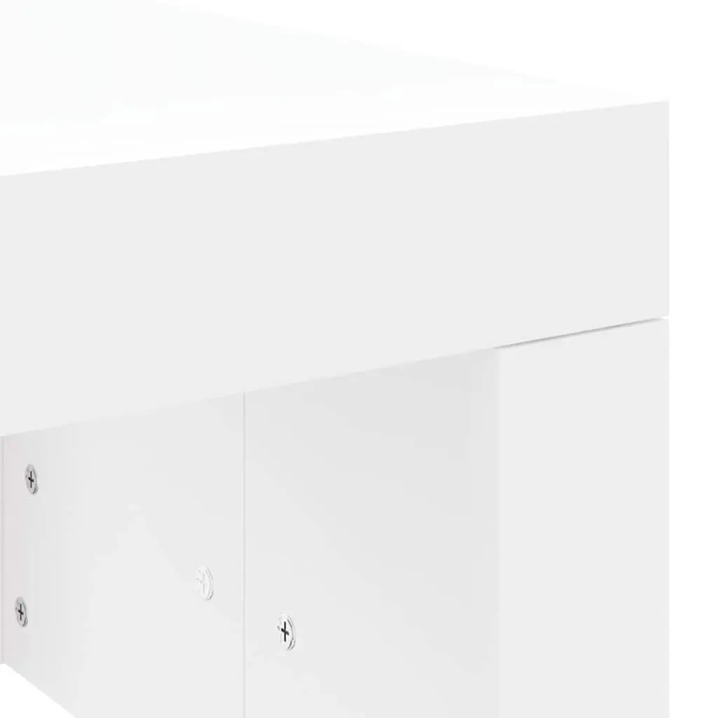 Coffee Table White 102x50x36 cm Modern Living Room Accent Furniture Engineered