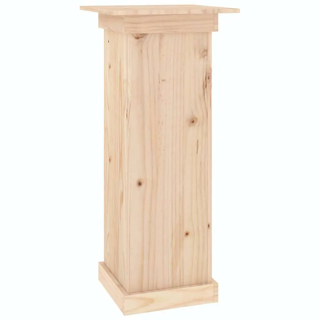 Pine Wood Flower Stand 90cm Height 40cm Width 40cm Brown Sturdy Display Holder for Indoor Outdoor Plant Decor