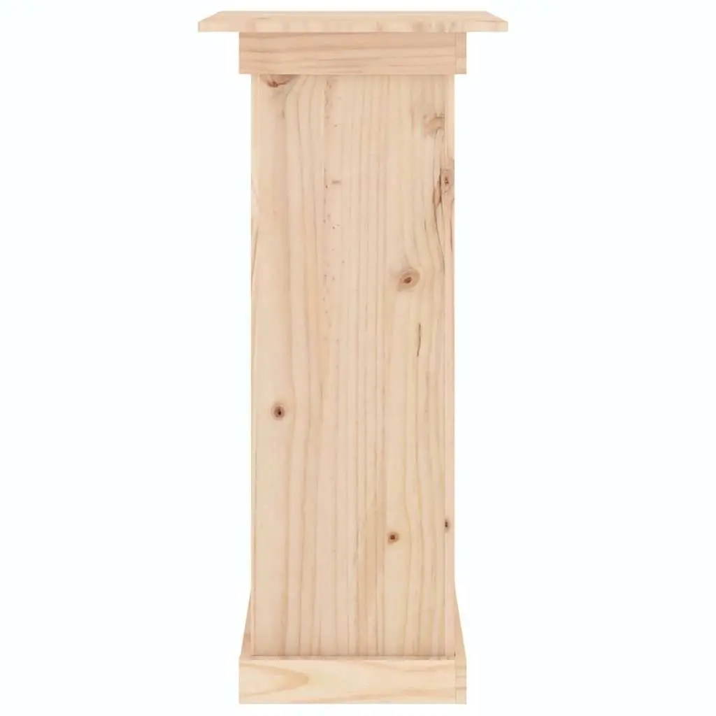 Pine Wood Flower Stand 90cm Height 40cm Width 40cm Brown Sturdy Display Holder for Indoor Outdoor Plant Decor