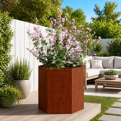 Practical Corten Steel Planter Box for Everyday Use