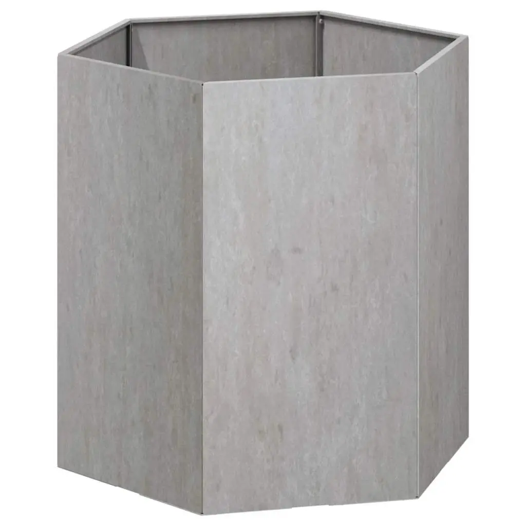 Corten Steel Planter Box Outdoor 40cm Brown Durable Garden Flower Pot 45cm High