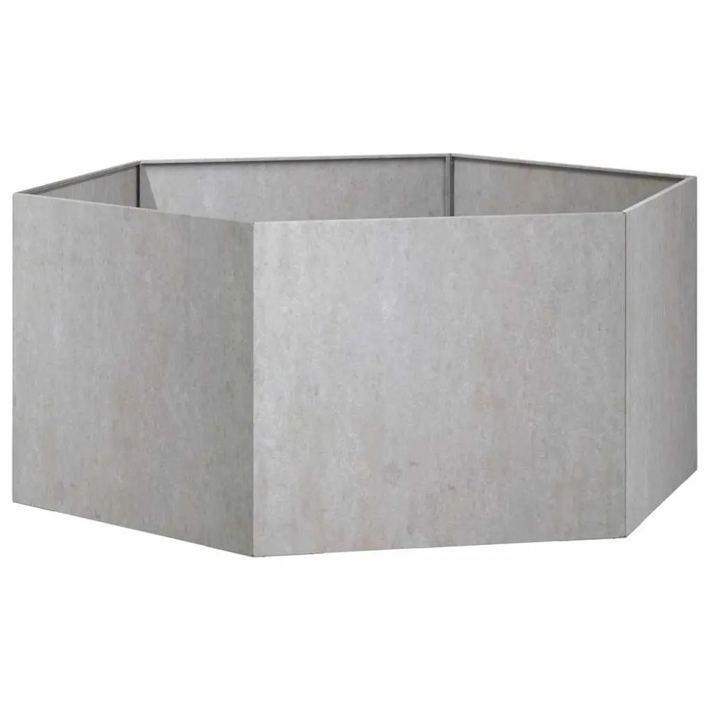 Corten Steel Planter Box 90x90x45 cm Brown Raised Garden Bed
