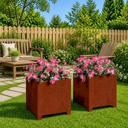 Planters with Legs for Versatile Home Use - 2 pcs
