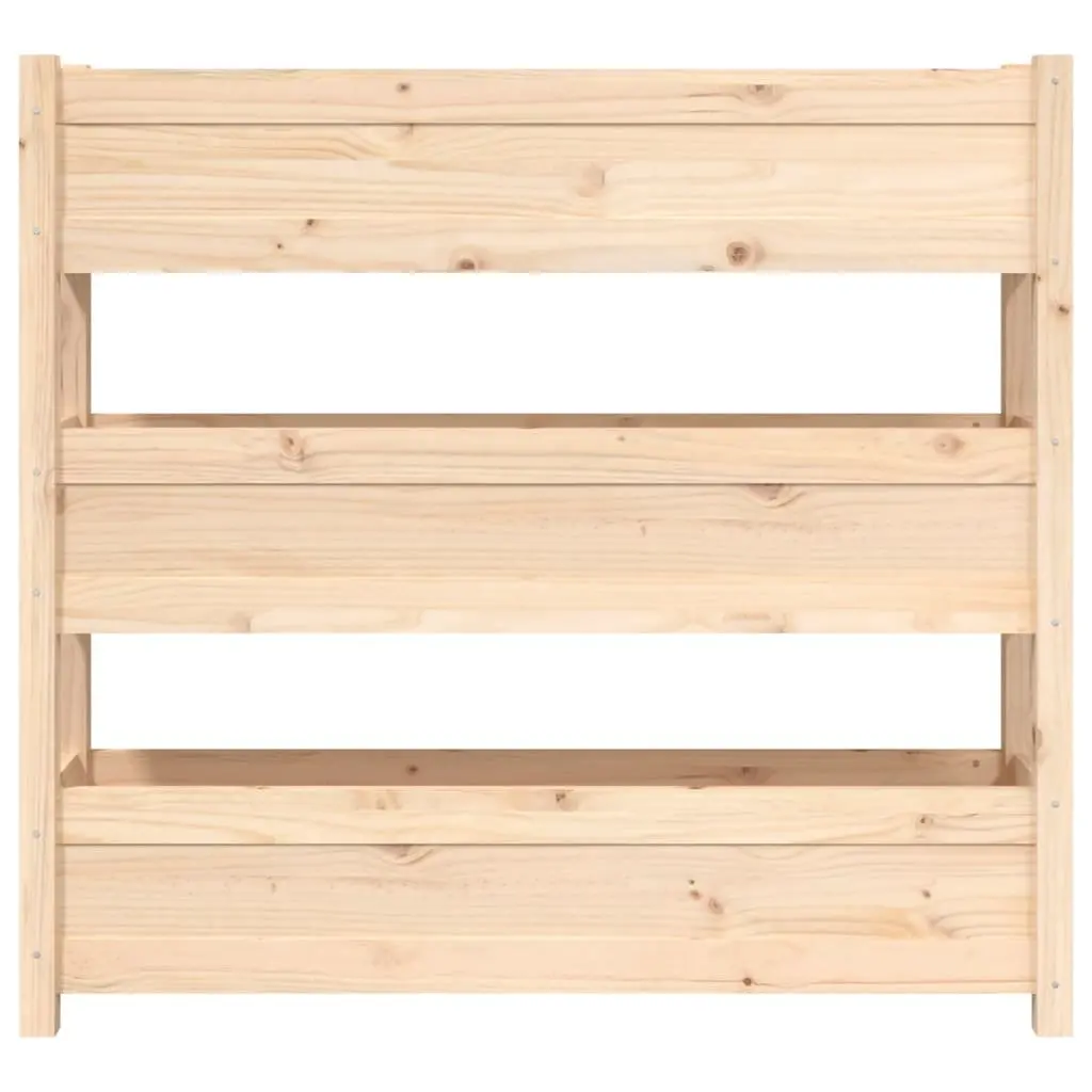 Planter with 3 Boxes for Garden and Patio Use