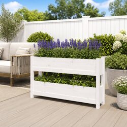 Versatile Wooden Planter for Your Garden and Balcony