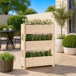 Practical Wooden Planter for Your Garden and Patio