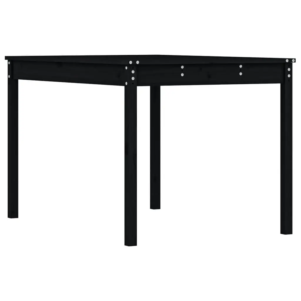 Black Garden Table for Patio Use